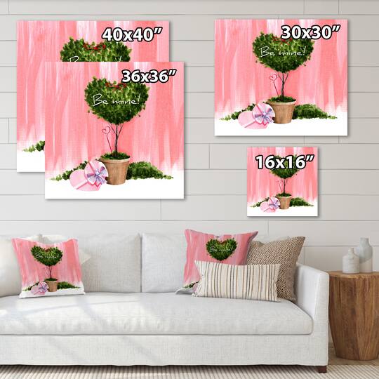 Designart - Heart Shaped Valentine House Plant
